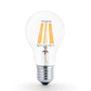 MINALOX LED Lamp A60 E27/6W/24V/2700K/clear Loxone Dimbaar