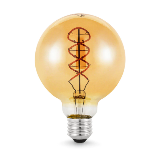 MINALOX LED Filament lamp G125 E27/2W/24V/ww Loxone Dimbaar