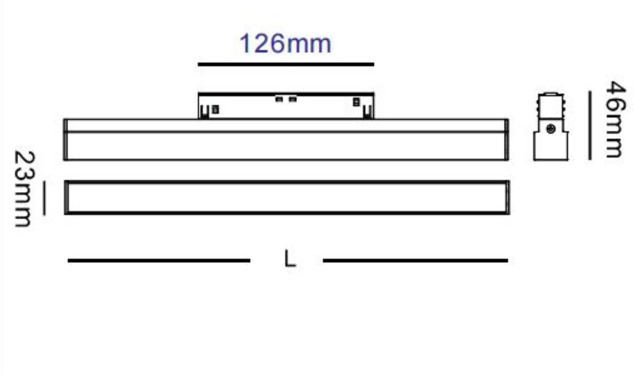Track Linear Luminaire MNLX-503-600