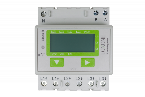 Loxone Modbus Energiemeter (Driefasig)