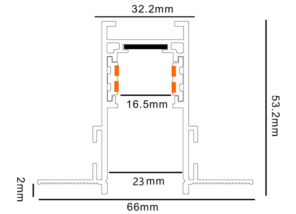 MINALOX_svetelna_lista_zapustena_RMT420_biela_DC24V_smarthome_rozmery.webp