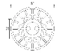 MINALOX_stmievatelna_LED_ziarovka_GU10_8W_3000K_36D_cierna_DC24V_smarthome_nacrt.webp