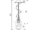 MINALOX_stmievatelna_LED_ziarovka_E27_T30_2W_360D_cira_DC24V_smarthome_rozmery.webp