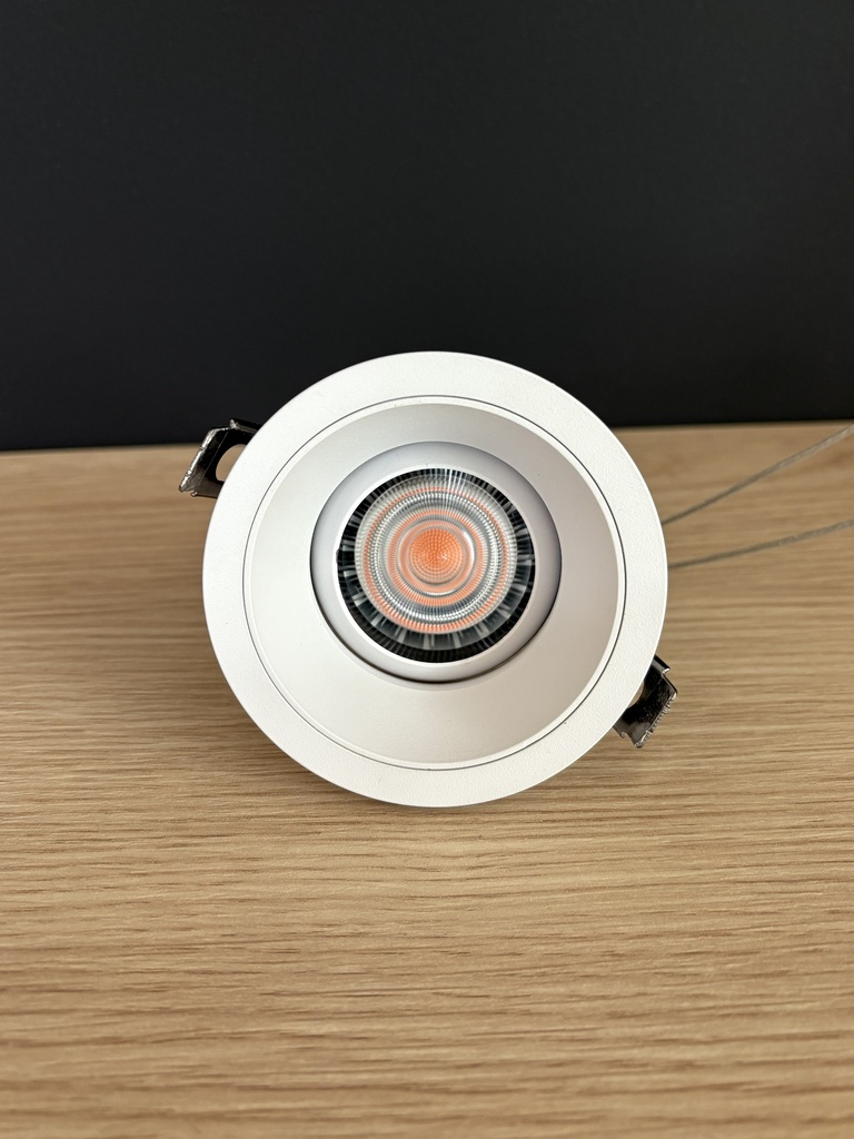 [IllconeW012700] Illuris cone inbouw spot wit inclusief GU10 2700k loxone dimbaar