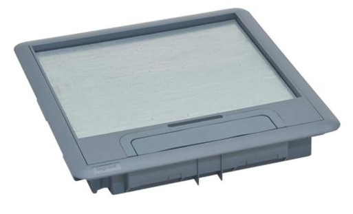 [88002] Legrand Vierkante kunststof afdekking 16/24 mod RAL7031 technische vloer