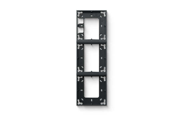 [100516] Loxone Montageframe Drievoudig Antraciet