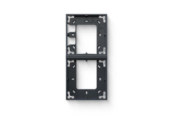[100490] Loxone Montageframe Dubbel Antraciet