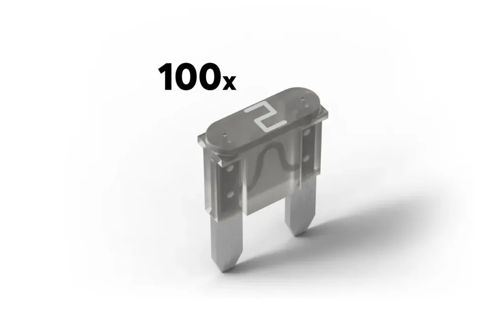 [200414] Loxone Zekering 2A voor Power Supply & Backup (100 stuks)