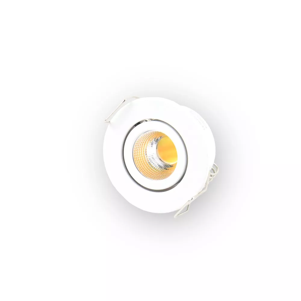 [LDLD42/3/24/60/1800K/4500K/WH] MINALOX LED DOWNLIGHT D42 DUALWHITE 3W 24V 60° 1800K 4500K Wit Loxone Dimbaar