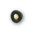 MINALOX LED DOWNLIGHT D42 DUALWHITE 3W 24V 60° 1800K 4500K Zwart Loxone Dimbaar