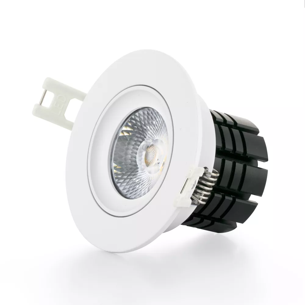 [LDLD85/3/24/38/1800K/4500K/WH] MINALOX LED DOWNLIGHT D85 DUALWHITE 8W 24V 38° 1800K-4500K Loxone dimbaar