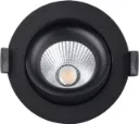 MINALOX LED DOWNLIGHT D93 DUALWHITE 12W 24V 38° 1800K-4500K BLACK Loxone dimbaar