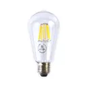 MINALOX LED Filament lamp ST64 E27/6W/24V/WW Loxone Dimbaar