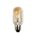 MINALOX LED Filament lamp Smoky Gold T45 E27/2W/24V/WW Loxone Dimbaar