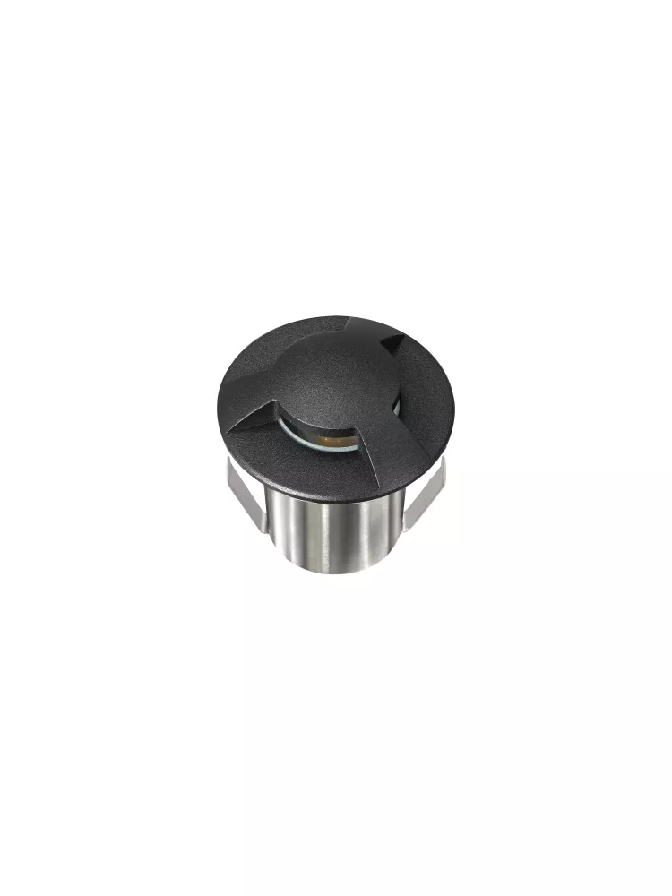 [MNLXLIGD62/6W/24V/1800/4500/3WEG/ZW] MINALOX LED Grondspot DualWhite D62 6W 24V 1800-4500K 3Way Black