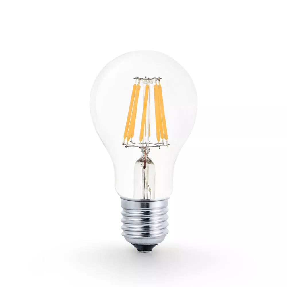 [LBA60/E27/6W/24/WW/clear] MINALOX LED Lamp A60 E27/6W/24V/2700K/clear Loxone Dimbaar