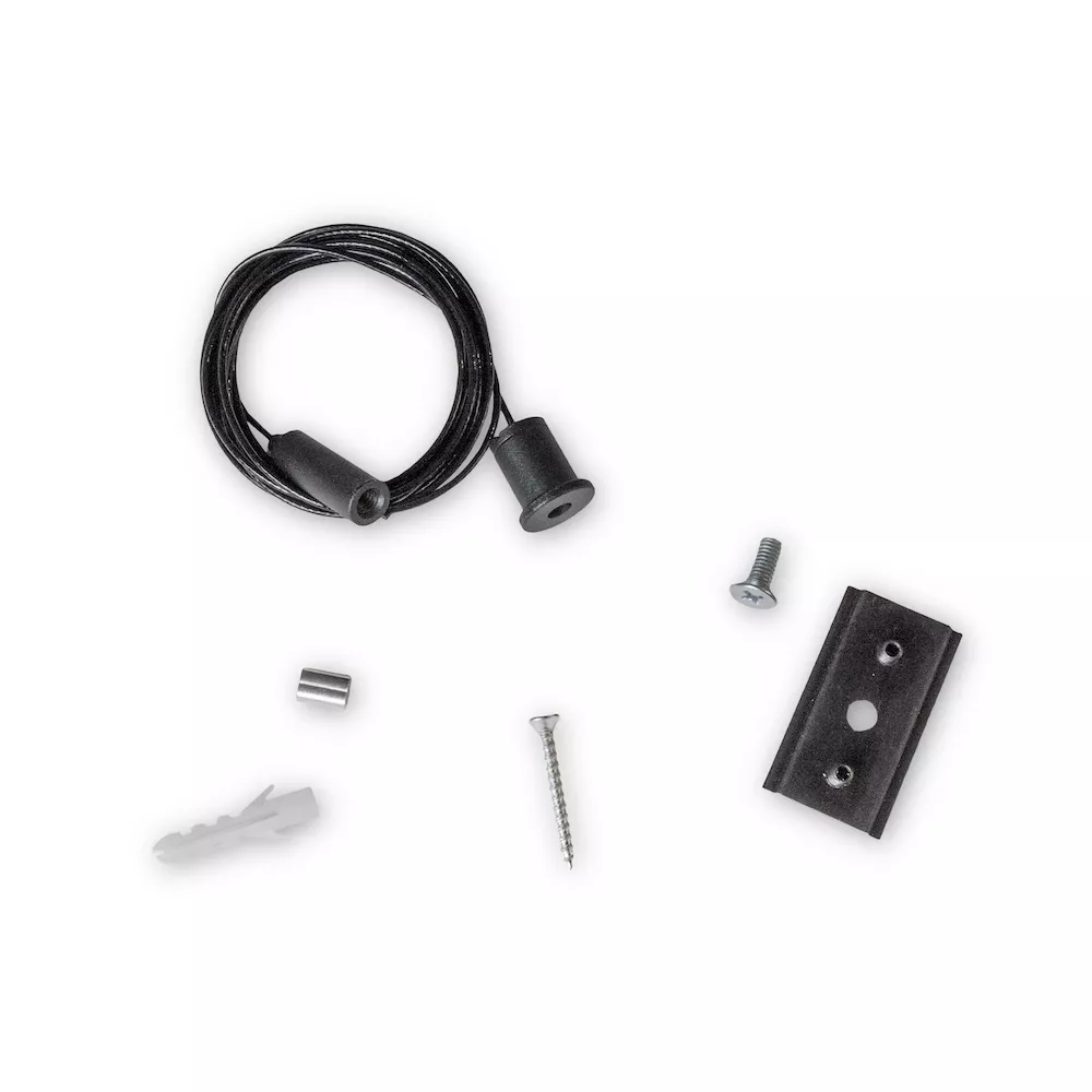 [MNLX-M195/BK] MINALOX Magnetic Track system Cable kit Black