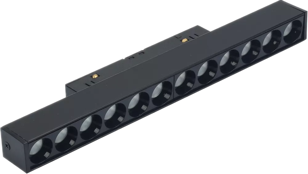 [MNLX-FC18G/18WB/24V/24D/1800/4500/BK] MINALOX RAILDOTS 24° FC18G DualWhite 18W 24V 1800-4500K Black Loxone dimbaar