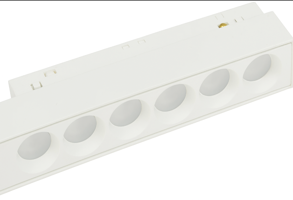 [MNLX-FC6G/6WB/24V/24D/1800/4500/WH] MINALOX RAILDOTS 24° FC6G DualWhite 6W 24V 1800-4500K White Loxone dimbaar