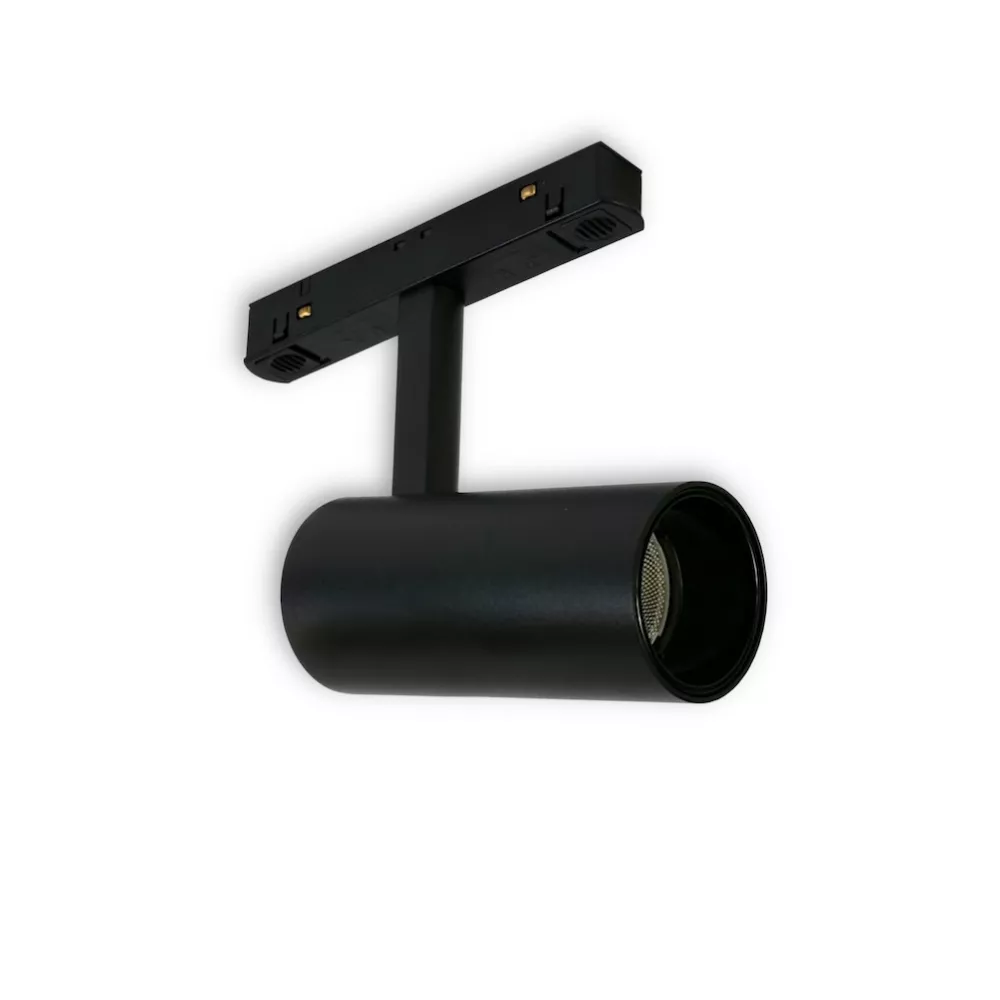 [MNLX-FC0548/12W/24V/36D/1800/4500/BK] MINALOX RAILSPOT 36° FC0548 DualWhite 12W 24V 1800-4500K Black Loxone dimbaar