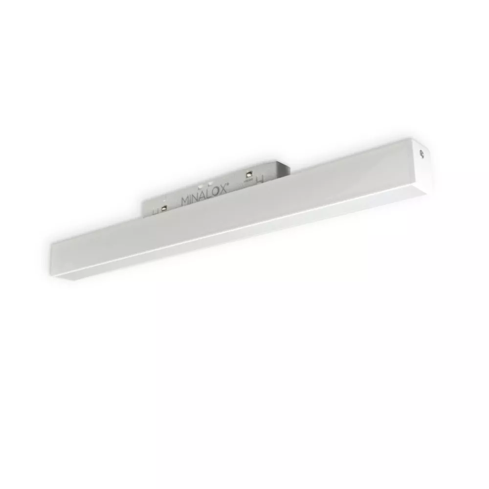 [MNLX-503-300/6W/24V/120D/1800/4500/WH] MINALOX RAILSYSTEEM LED 503-300 DualWhite 6W 24V 120° 1800-4500K White Loxone dimbaar
