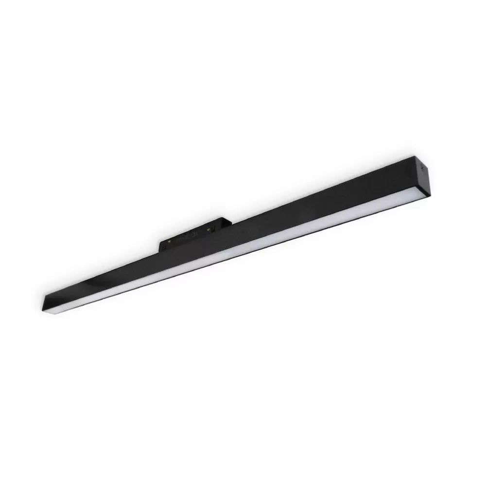 MINALOX RAILSYSTEEM LED 503-900 DualWhite 18W 24V 120° 1800-4500K Black Loxone dimbaar