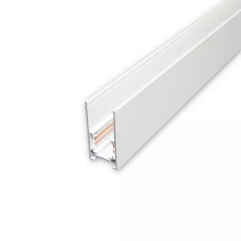 [MNLX-MT420/WH] MINALOX RAILSYSTEEM MT-serie 2m White Loxone dimbaar