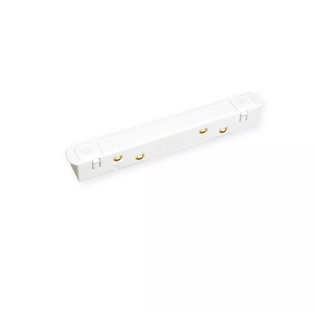 [MNLX-M115/WH] MINALOX RAILSYSTEEM RECHTSTREEKSE VERBINDINGSKONNEKTOR Wit M, MT, EMT en RMT-series