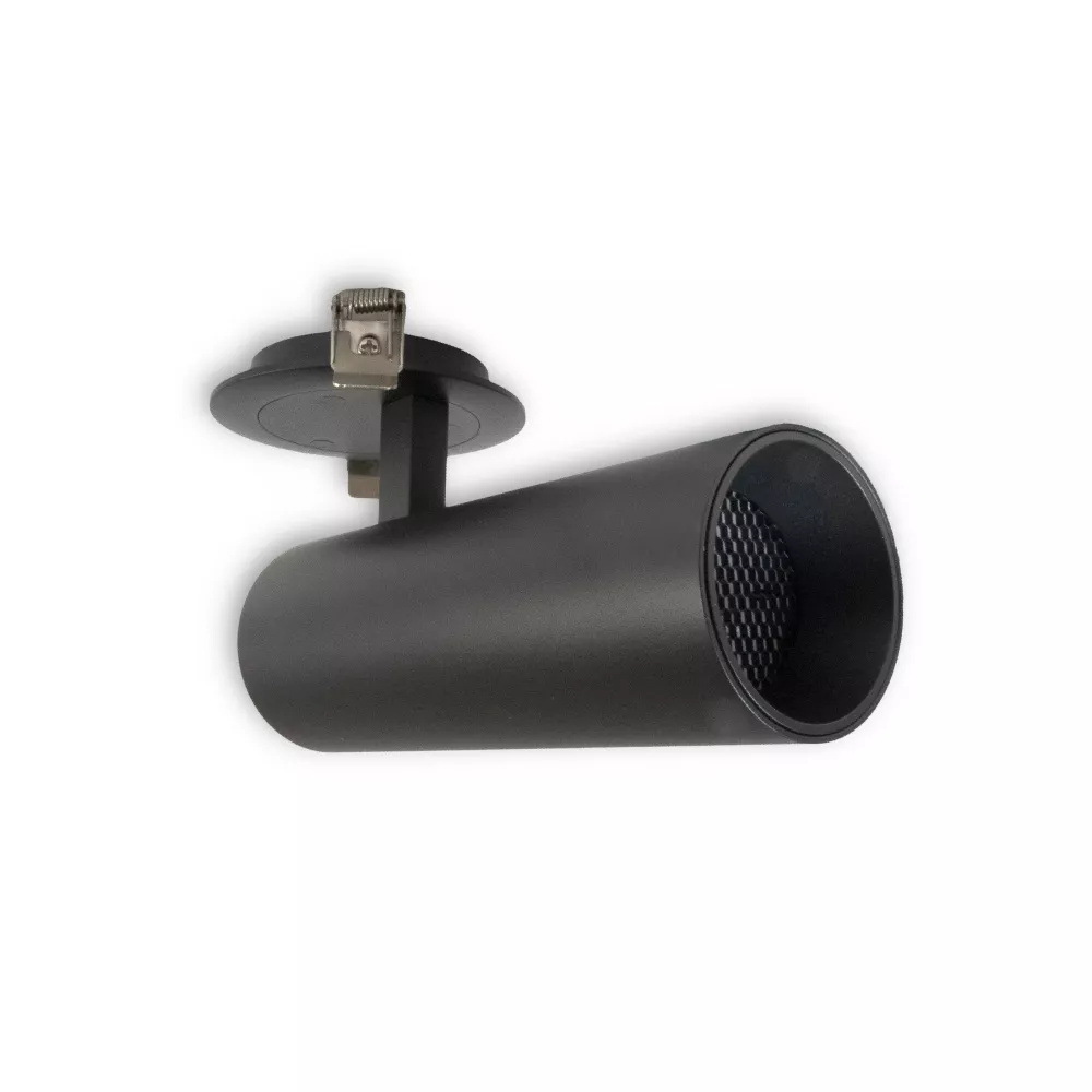 [RSLD62/12W/24V/60D/1800/4500/BK] MINALOX RECESSED LED SPOTLIGHT D62 DUALWHITE 12W 24V 60° 1800-4500K Black Loxone dimbaar