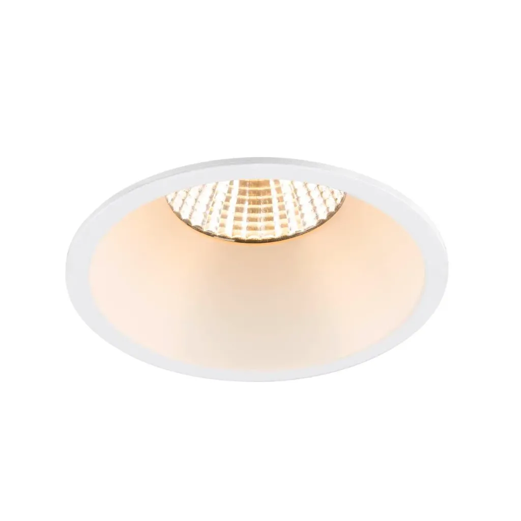 [1007489/2700] New tria 75 rond verdiept wit inclusief GU10 2700k loxone dimbaar