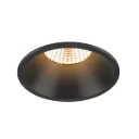New tria 75 rond verdiept zwart inclusief GU10 3000k loxone dimbaar