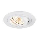 New tria 75 rond wit inclusief GU10 3000k loxone dimbaar