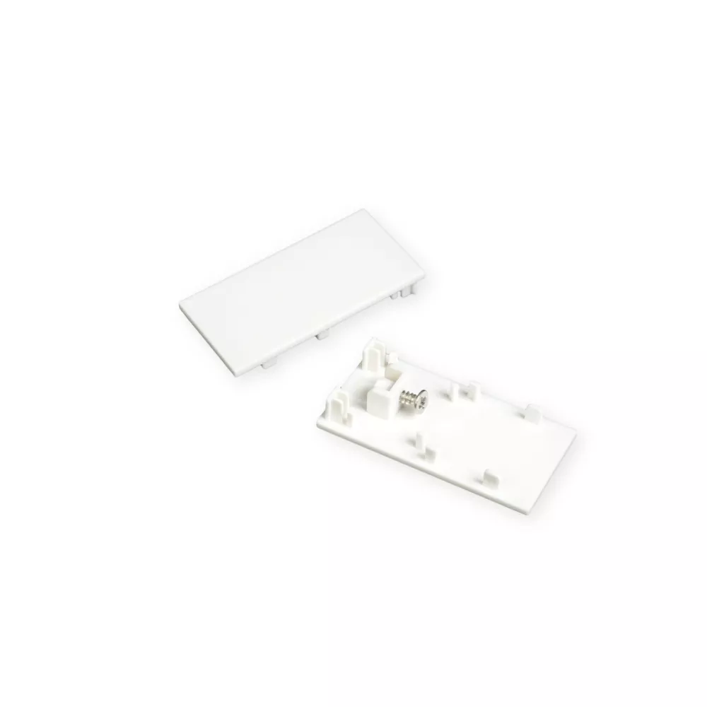 [MNLX-M116/WH] ​MINALOX RAILSYSTEEM EINDKAP MT/EMT/RMT-series wit