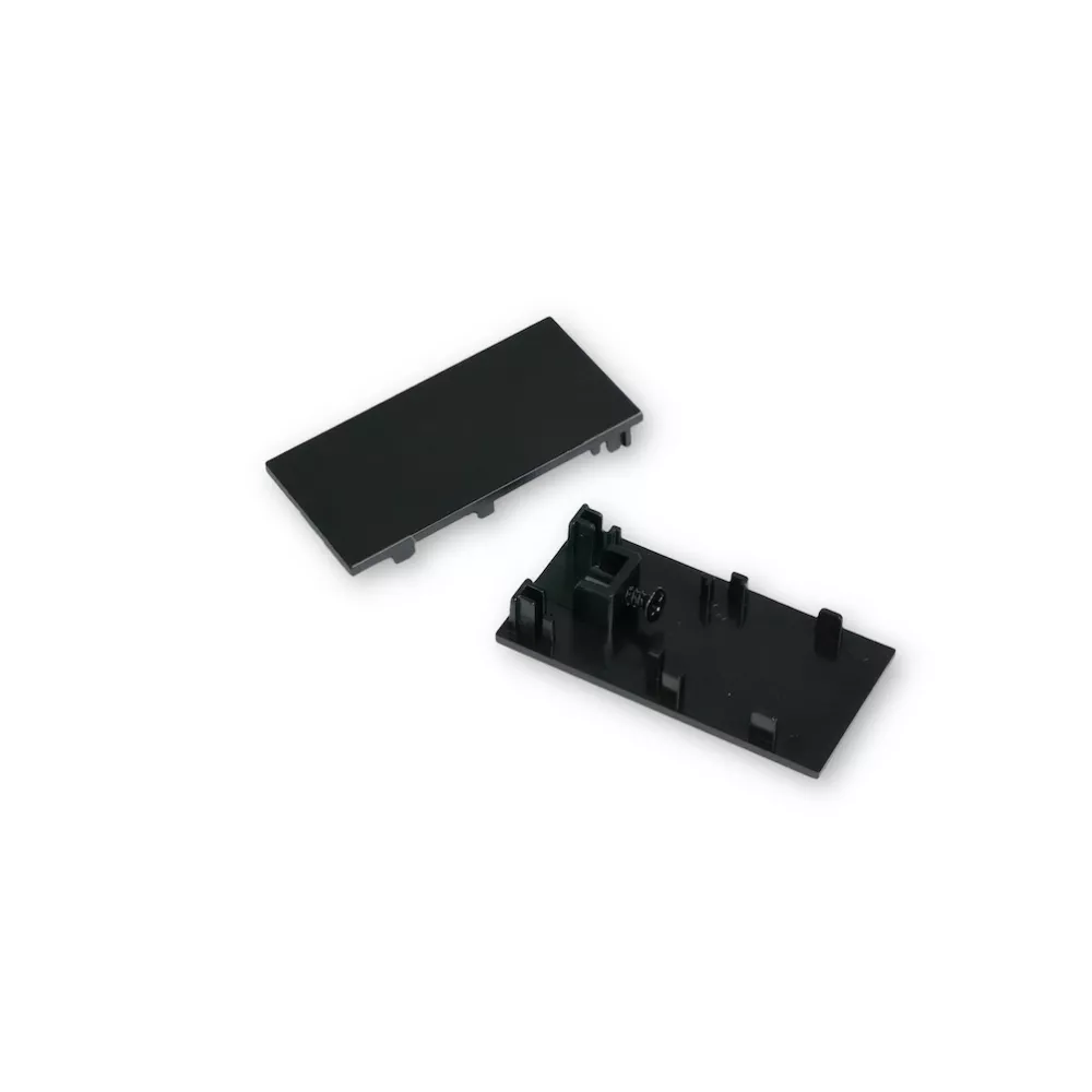 [MNLX-M116/BK] ​MINALOX RAILSYSTEEM EINDKAP MT/EMT/RMT-series zwart