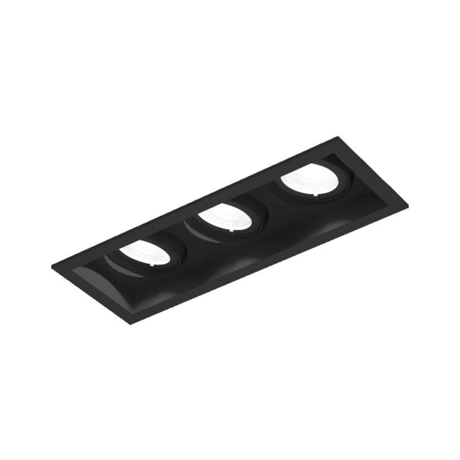 [16266LB3] PLANO PETIT CEILING REC 3.0 LED 2700K B – Medium