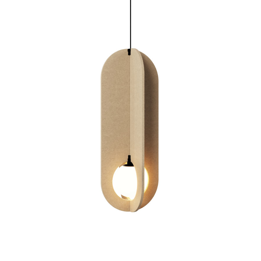 [23838LLF3] SOLLI COCOON CEILING SUSP 1.0 LED 2700K LF