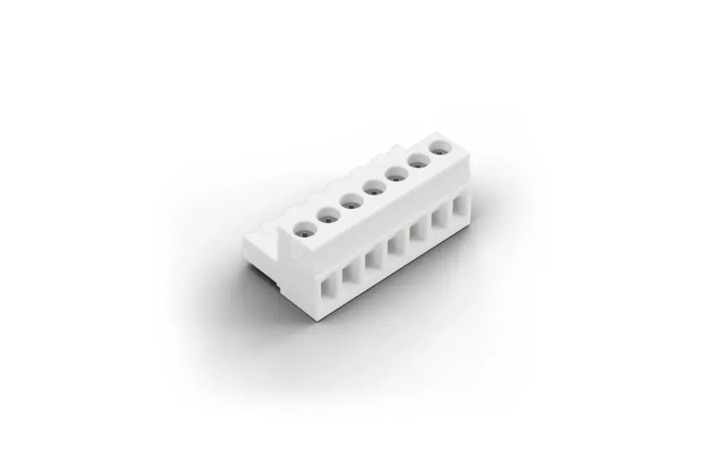 [000565] Loxone Schroef steekklem wit 7-polig