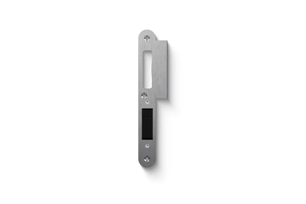 Loxone Linkshandige sluitplaat met flap 190 x 24 x 3mm voor Deurslot Air Inductief
