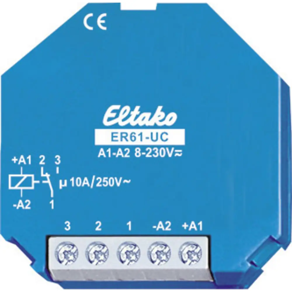 [ER618230VUC] ELTAKO - Stuurrelais 10A 1wiss. - ER61-UC